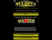 Tablet Screenshot of gymolympus.com